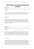 Phil 347 Week 4 Checkpoint Quiz &lpar;Dual Version&rpar; 