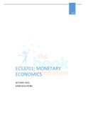 Exam (elaborations) ECS3701 - Monetary Economics (ECS3701) Nov 2021 Exam Solutions 