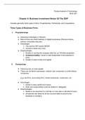 Business Investment Sector Of The GDP - Basic Economic Lecture Notes