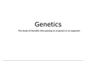Life sciences Gr12 IEB: Genetics