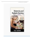 Maternity and Pediatric Nursing 3rd Edition Test Bank