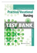 PRACTICAL VOCATIONAL NURSING 8TH EDITION by KNECHT TEST BANK