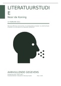 Afstudeerscriptie, Literatuurstudie, Jaar 4