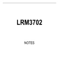 LRM3702 Summarised Study Notes