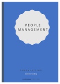 Samenvatting People Management volledig!!!! (boek, ppt en lesnotities)