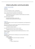 Interculturele Communicatie Samenvatting