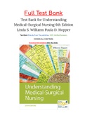 Understanding Medical-Surgical Nursing 6th Edition Williams Test Bank