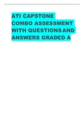 ATI CAPSTONE COMBO ASSESSMENT WITH QUESTIONS AND ANSWERS GRADED A 