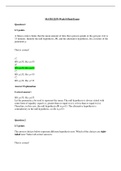 MATH 225N Week 4 Statistics Quiz Solutions&colon; Fall 2020&sol;2021 - Attempt Score &colon; A&plus;