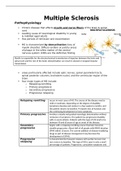 Multiple sclerosis notes