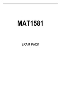 MAT1581 EXAM PACK 2022