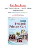 Burns&rsquo; Pediatric Primary Care 7th Edition Maaks Test Bank