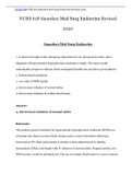NURS 618 Saunders Med Surg Endocrine Revised 2020&period;