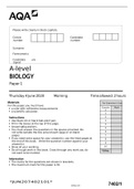 AQA A LEVEL BIOLOGY PAPER 1 2020 QP   Copy