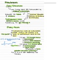 Class notes Biochemistry (AB_1137) on Membrane structure and Mitochondria