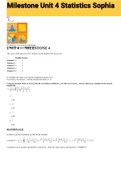 Exam (elaborations) Milestone Unit 4 Statistics Sophia 