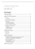 Samenvatting complexe contractvormen