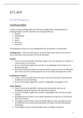 Samenvatting KT1 AFP LP3 Avans HBO-V
