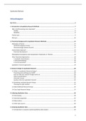 Qualitative Methods MAN-BCU2033 summary + exam questions