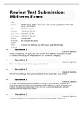 Walden University Exam (elaborations) NRNP 6531 Final Exam Compilations Questions With Answers. A Combination Of Tests To Aid In Your Studies 