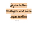 plant reproduction and reproductive strategies summary for ieb grade 12 biology