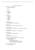 Samenvatting  Security HBO ICT duaal leerjaar 2