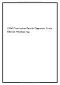 VSIM Christopher Parrish Diagnosis Cystic Fibrosis feedback log 2021&period;