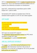 Tax 3B&colon; VAT Act