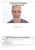 NURSING 207 Neurologic System Assessment and Reasoning Case Study- Peter Simpson 55 Years old