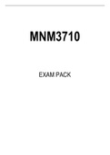 MNM3710 EXAM PACK 2022