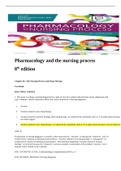Pharmacology and the nursing process 8th edition with highlighted answers 