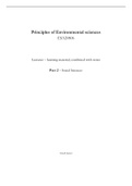 Social Science Part for Principles of Environmental Sciences