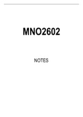 MNO2602 Summarised Study Notes