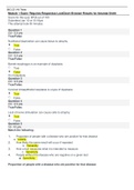 BIO 231 All Tests Study guide LATEST
