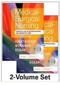 Medical-Surgical Nursing Concepts for Interprofessional Collaborative Care&comma; 2-Volume Set 9th Edition Test Bank