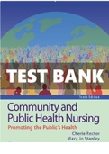 COMMUNITY AND PUBLIC HEALTH NURSING 10TH EDITION RECTOR TEST BANK COMPLETE NEW SOLUTION
