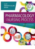 Pharmacology and the Nursing Process 8th Edition Lilley Collins Snyder Test Bank COMPLETE SOLUTION 