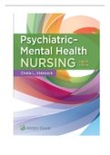Psychiatric-Mental Health Nursing 8e Videbeck
