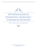 Orthopedagogische Diagnostiek, Handelingsplanning & Methoden: samenvatting 2021-2022