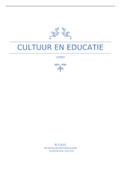 Cultuur & Educatie: samenvatting 2020-2021