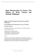 Basic Pharmacology for Nurses 17th Edition by Bruce Clayton and Michelle Willihngan