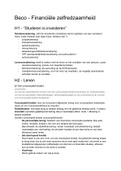 Samenvatting - Financiële Zelfredzaamheid Lesbrief LWEO VWO (ISBN 978-94-6020-510-1)