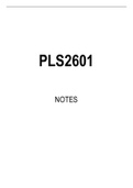 PLS2601 Summarised Study Notes