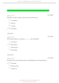 PSYC 304 Final exam 2020 with well explained correct answers(Real exam).