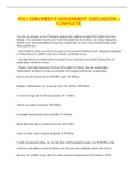 POLI 330N WEEK 6 ASSIGNMENT&comma; DISCUSSION &ndash; COMPLETE
