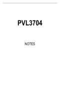 PVL3704 Summarised Study Notes