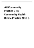 BUNDLE FOR NR442 - RN Community Health Practice Assessment B 