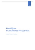 Hoofdlijnen Internationaal Privaatrecht (samenvatting)