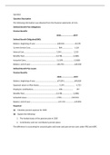the financial statements of X Inc. Calculate pension expense for 2020