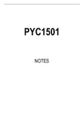 PYC1501 Summarised Study Notes